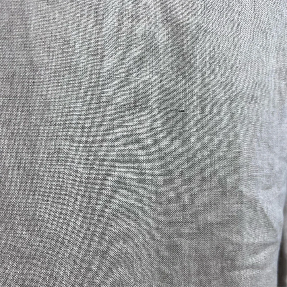 Willis & Geiger Outfitters Safari Shirt Dress Long Khaki Button Front Linen